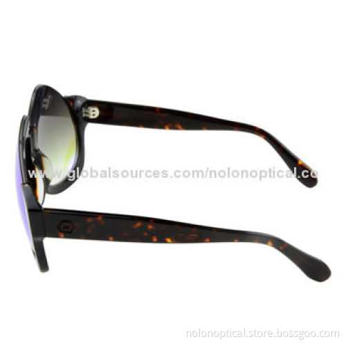 Party Joke Club Sunglasses with Mirrored Blue Sunlens